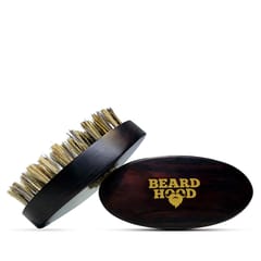 BeardHood Beard Brush 100% Boar Bristles Handmade Military Grade Rosewood Handle